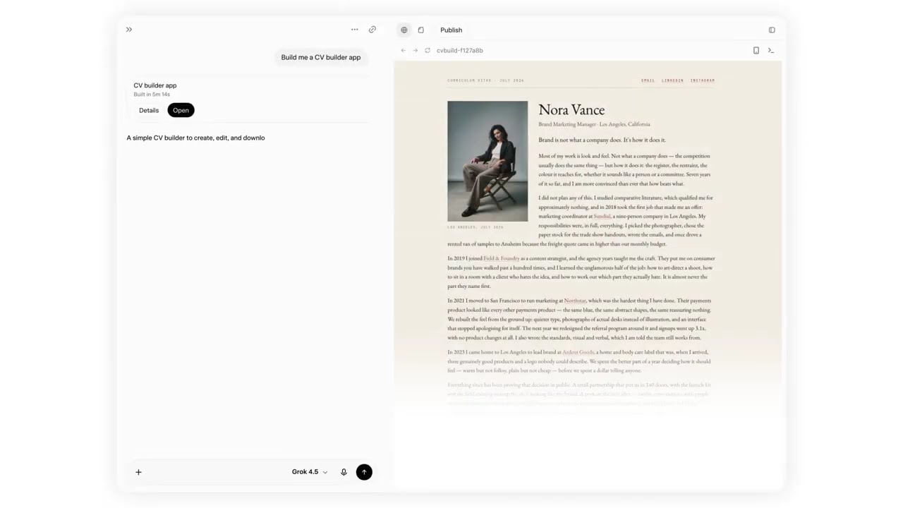 Grok Build is Now Free for Everyone | One Prompt &rarr; Full Working App (Web + iOS + Android)