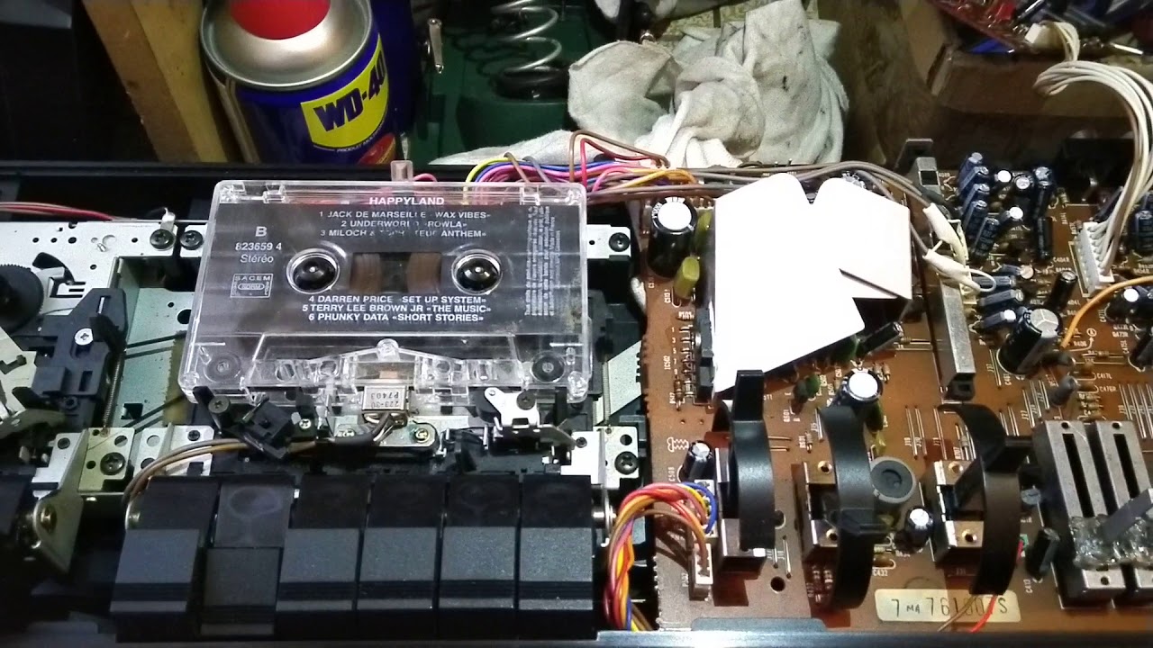 hitachi trk 3d super woofer bluetooth  ghettoblaster boombox finish test.