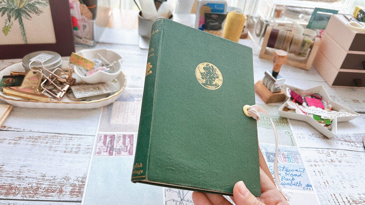 나만의 다이어리 만들기 (정크저널) | 헌책 재활용 | 북바인딩 | 업사이클링 | making an altered book junk journal