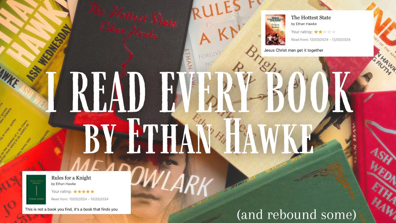 Reading Every Book by Ethan Hawke (and rebinding some)