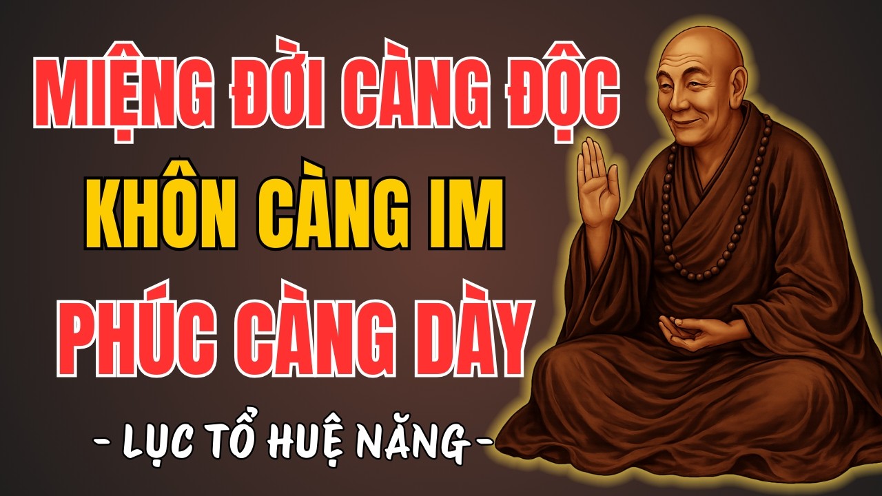 LỤC TỔ HUỆ NĂNG : Miệng Đời Càng Độc, Người Trí Tuệ Càng Im Lặng