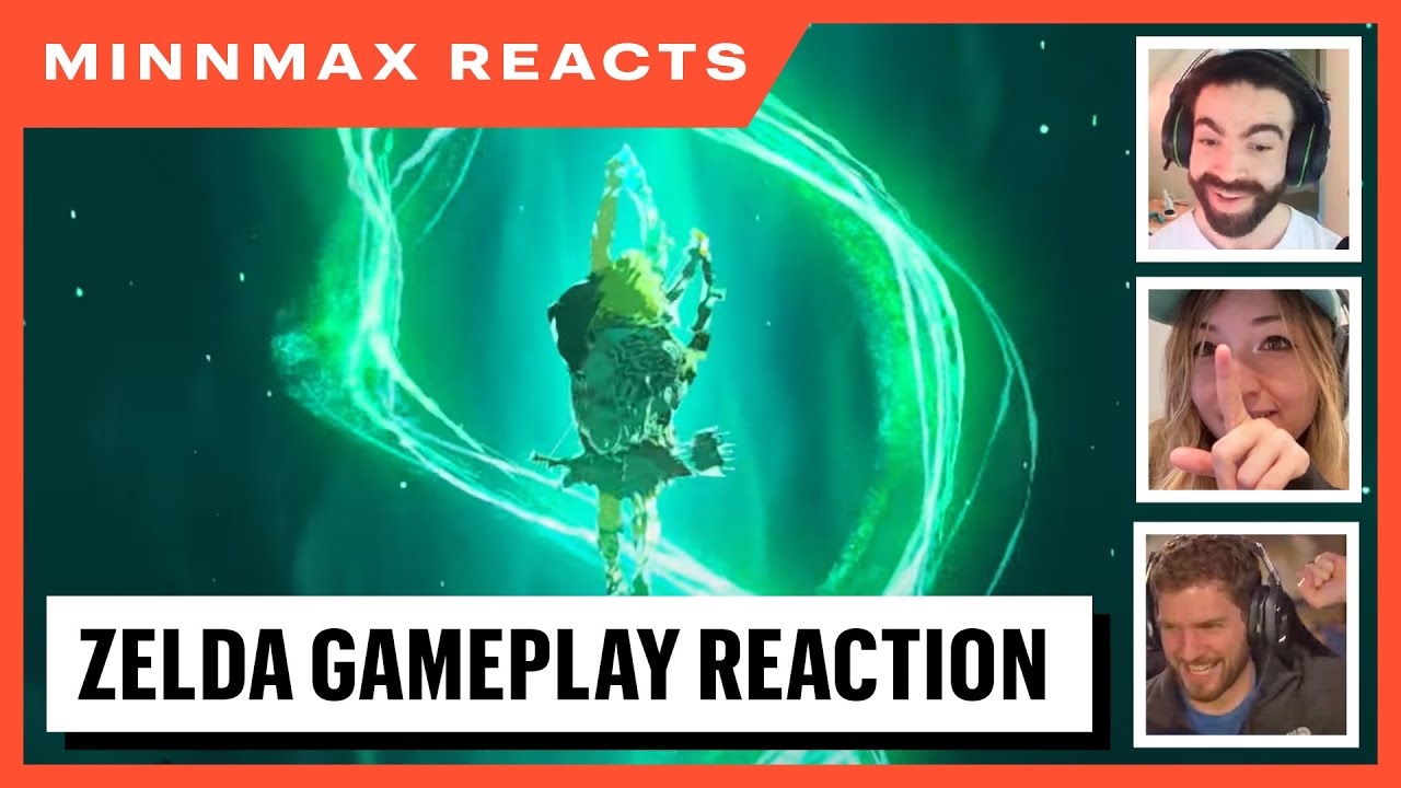 Zelda: Tears Of The Kingdom New Gameplay Reveal - MinnMax's Live Reaction