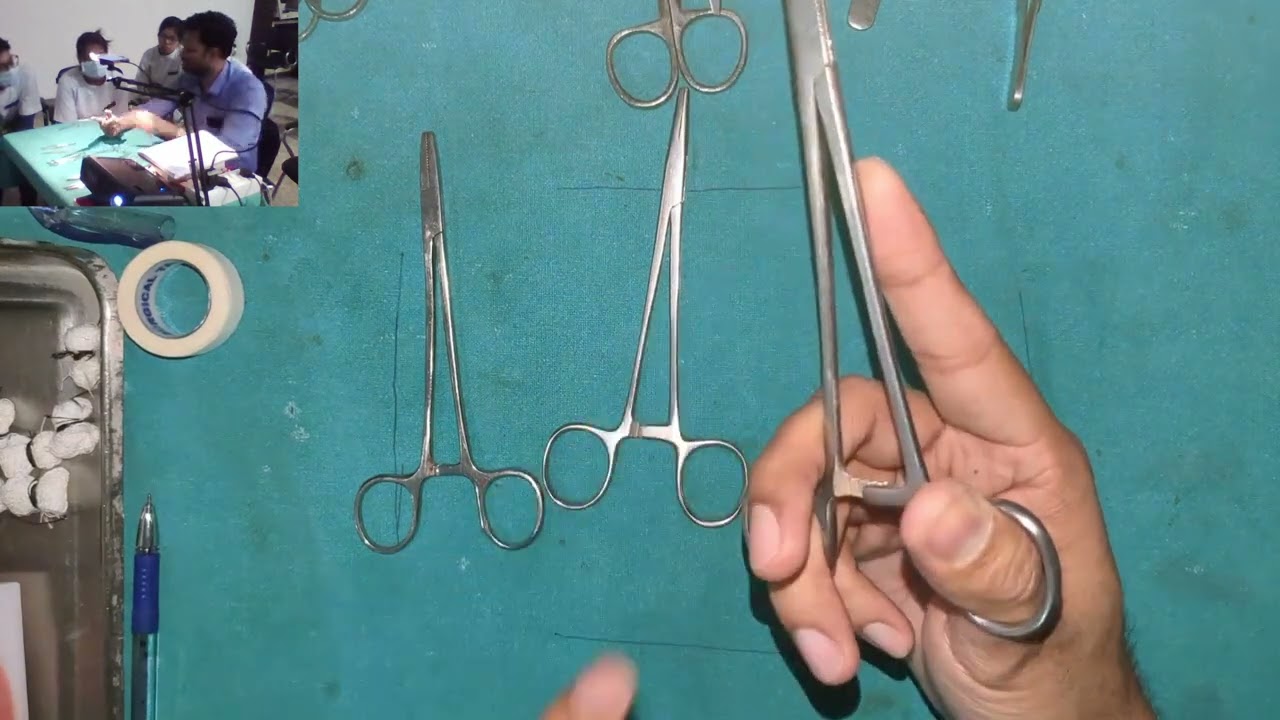 How to hold a Needle Holder for Suturing - for Dental Students