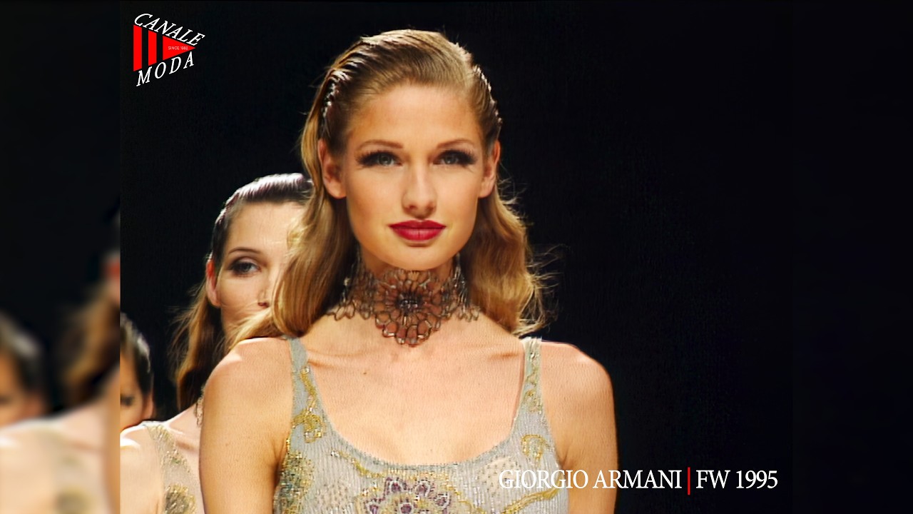 GIORGIO ARMANI Fall Winter 1995 Milan 4K - Canale Moda