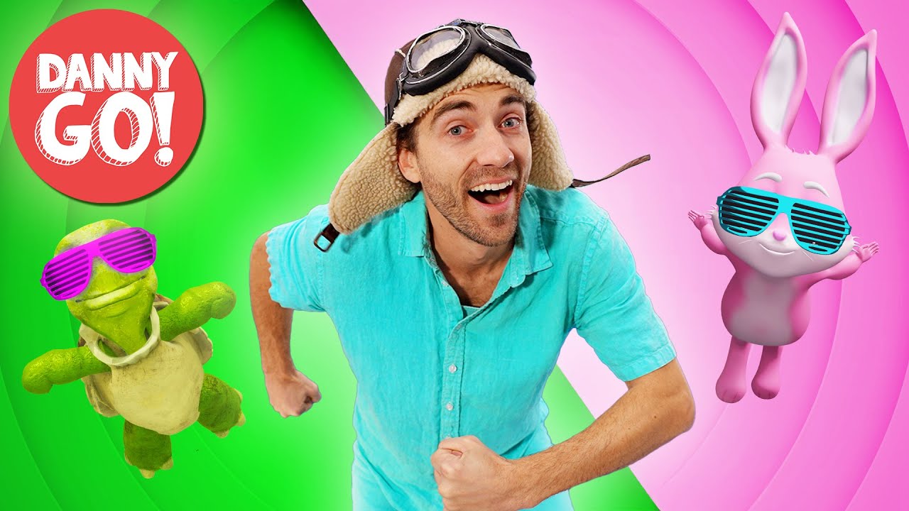 &ldquo;Rabbit Turtle Rodeo!&rdquo; 🐰🐢 Fast or Slow Dance Game | Danny Go! Songs for Kids