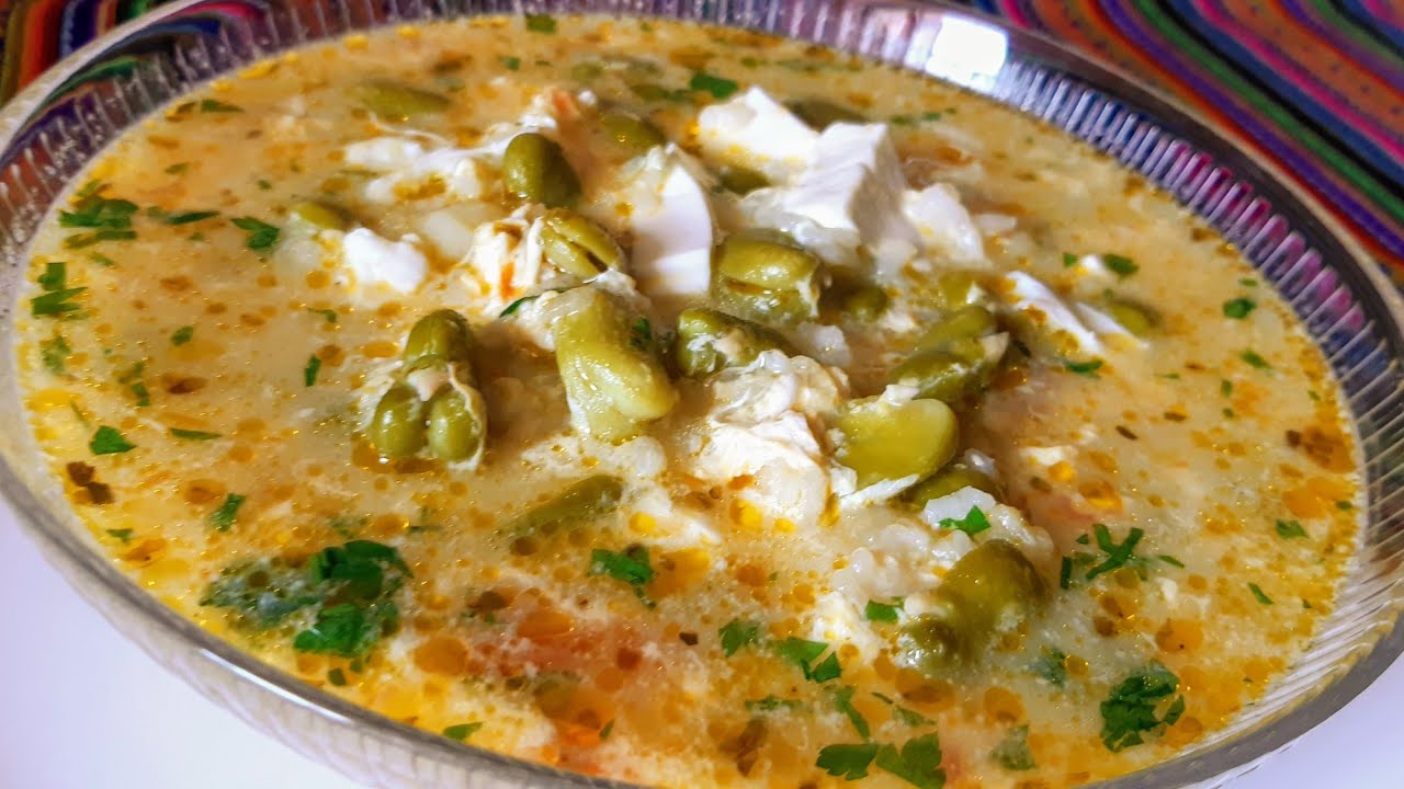Cómo preparar Chupe de habas frescas *Receta casera peruana fácil de preparar.