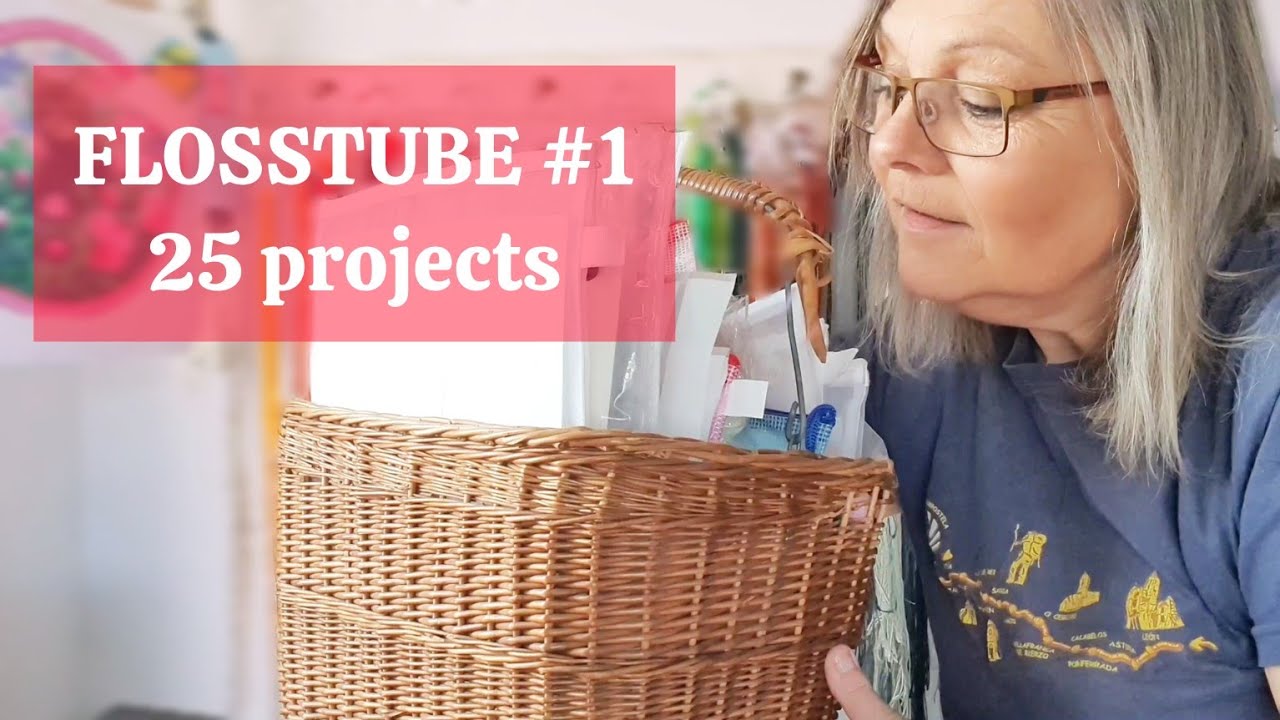 FLOSSTUBE #1 | All the things | progress, new stuff, spreadsheet, picking cross stitch #crossstitch