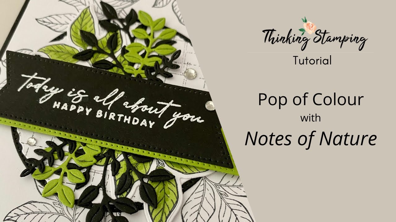 Tutorial | Notes of Nature Pop of Colour