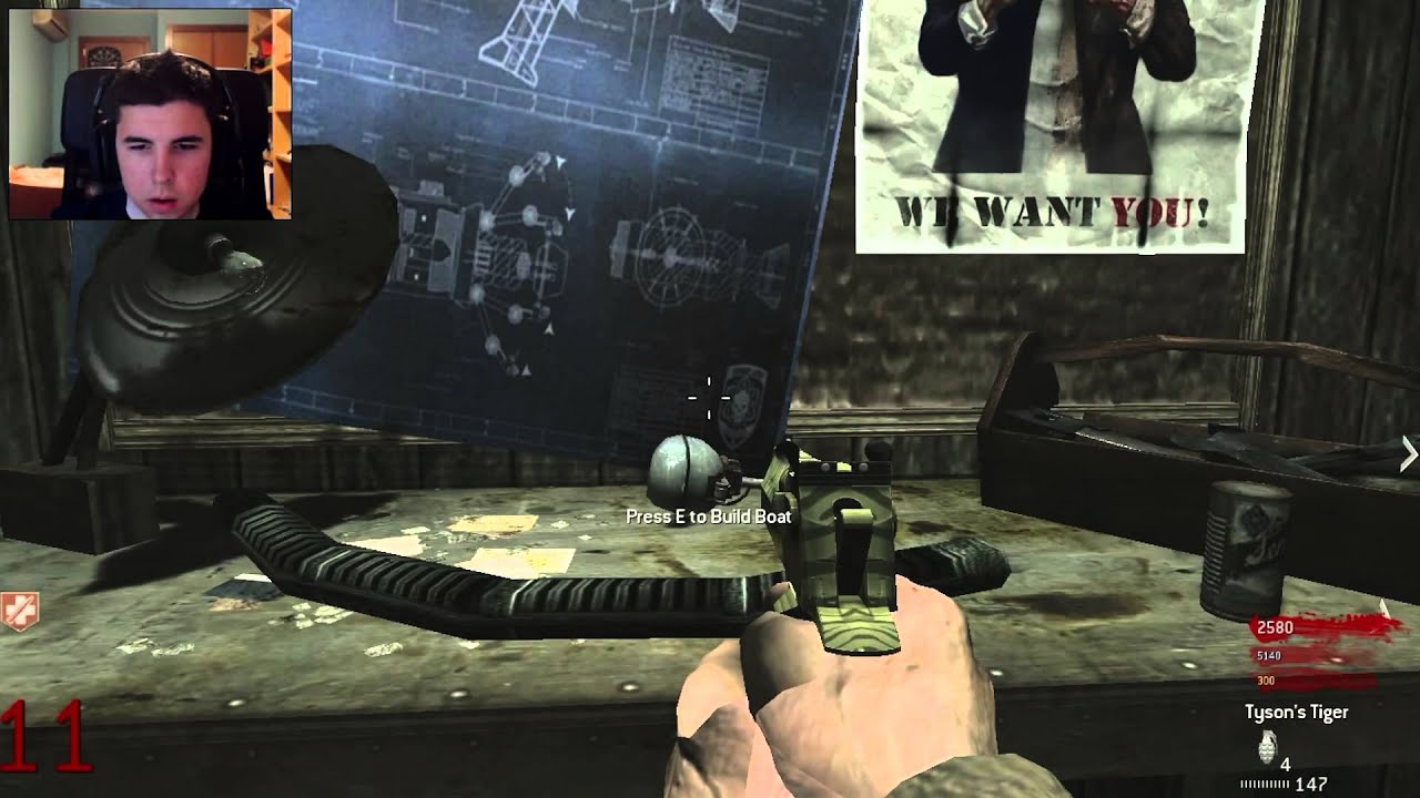 EL BARCO!! - Iluminati Island c/Alex y Sara [Parte 2] - COD WaW: Custom Zombie Map