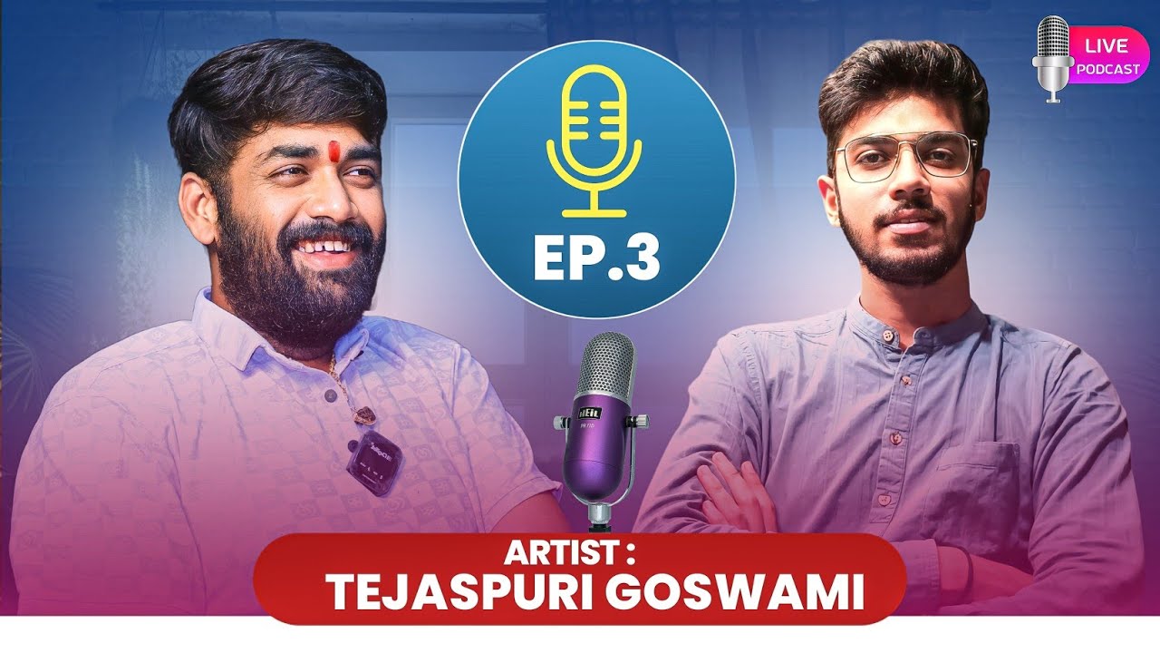Tejaspuri goswami - Podcast | Ep 3 | Story , Shivbalak , struggle | Kathiyawadi Chokro podcast