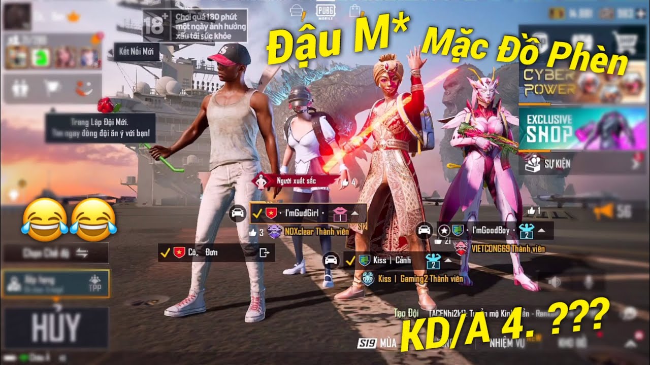 PUBG Mobile | Trà Trộn: Bị Chê Nghèo Hèn Ân Bật 500% Công Lực Đồ Sát Map √