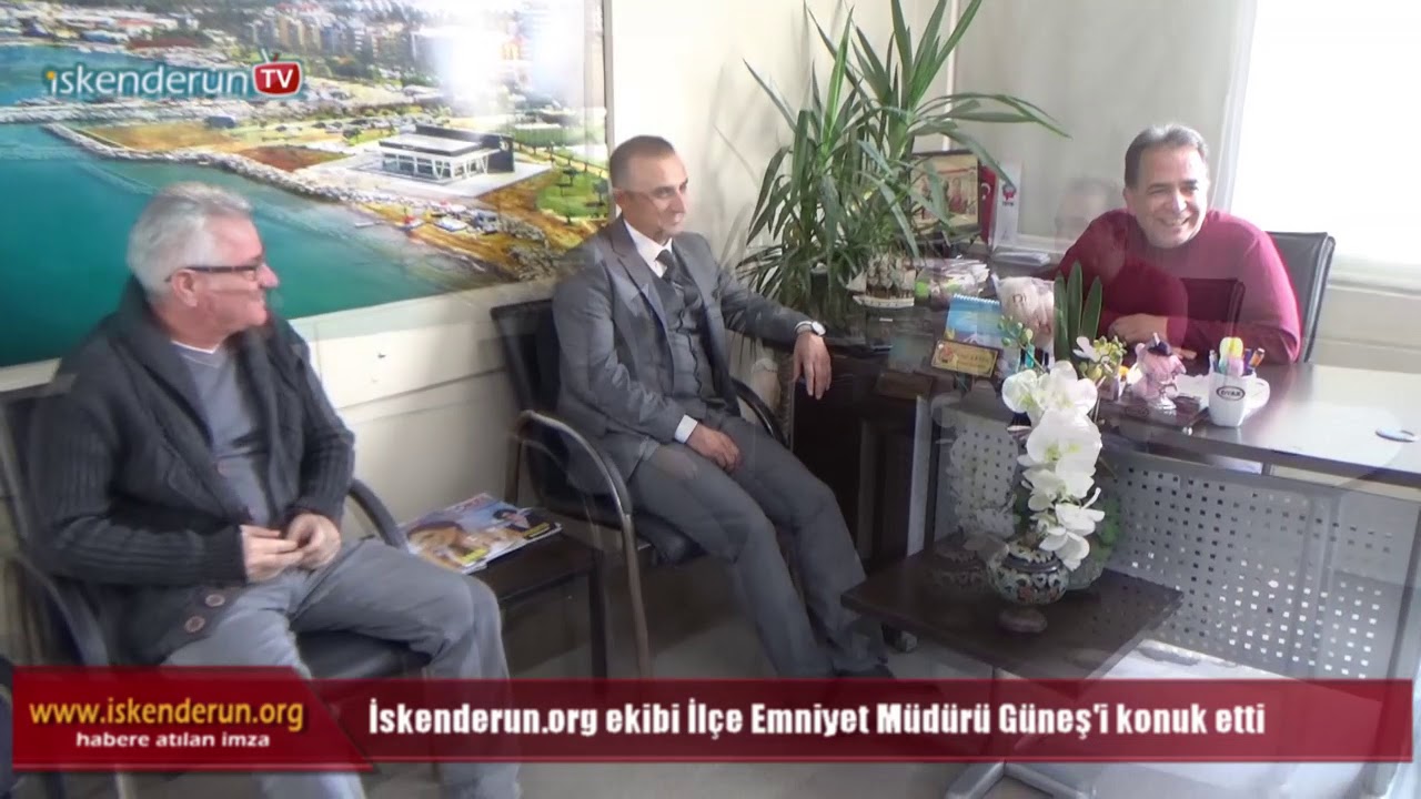 Emniyet M&uuml;d&uuml;r&uuml; G&uuml;neş&rsquo;ten İskenderun.org'a ziyaret&hellip;