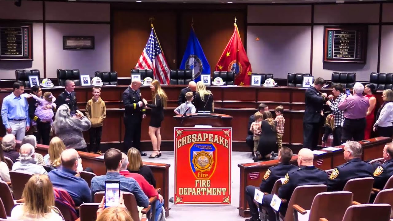 Chesapeake Fire Department Promotions 12/15/25