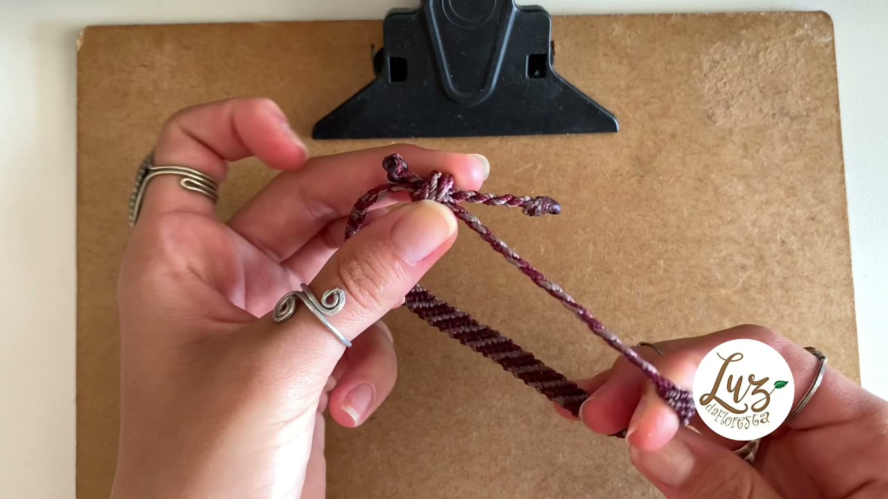 Fecho de regulagem para pulseiras - Macramê