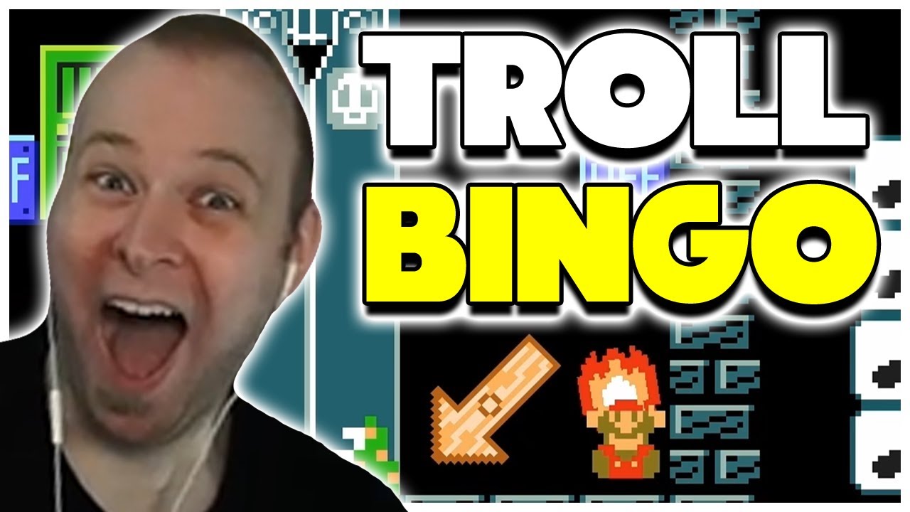 LET'S PLAY TROLL BINGO! [Super Mario Maker 2]