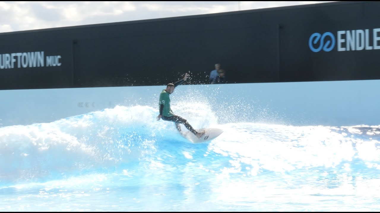 SURFTOWN MUC Wavepool | A Frame Advanced Session with a FISH and SHOARTBOARD | Best of and Wipeouts