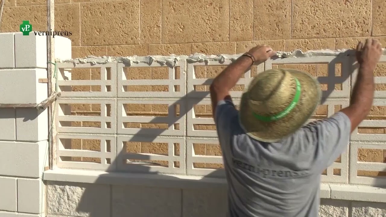 Installation instructions: decorative bricks.