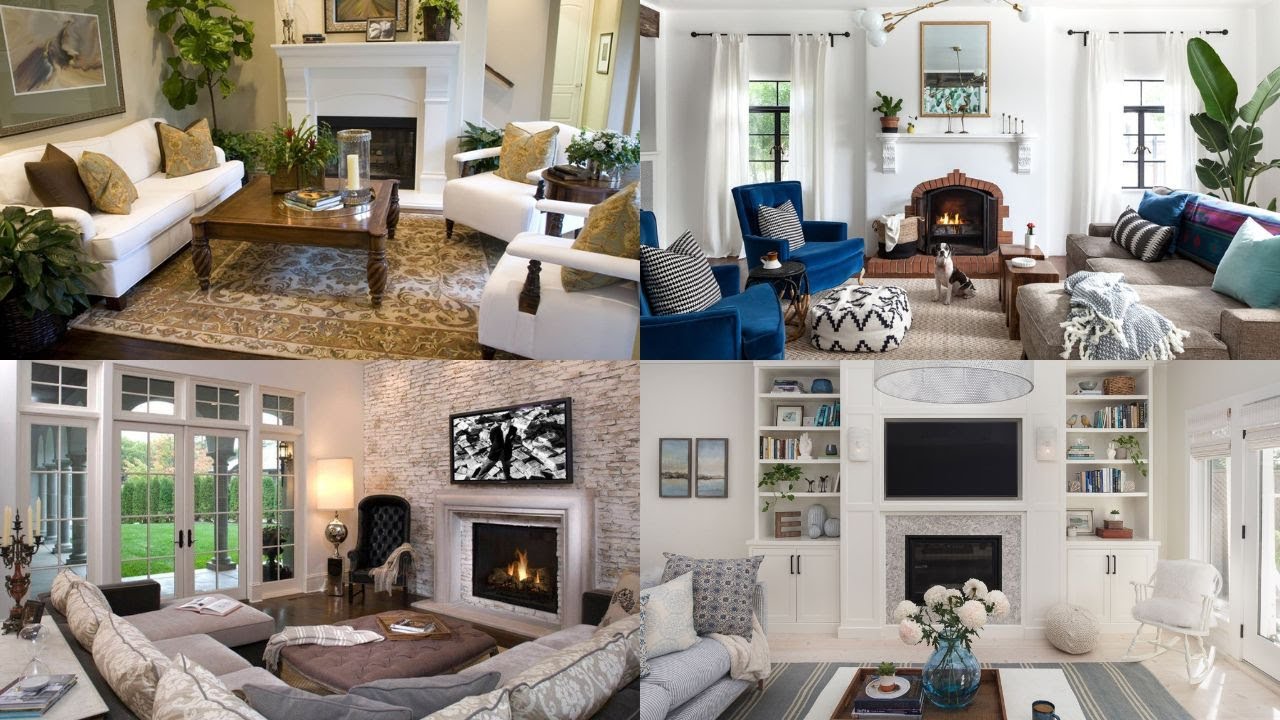 Ideas para salas de estar pequeñas con diseños de chimenea que crean espacios acogedores y elegantes