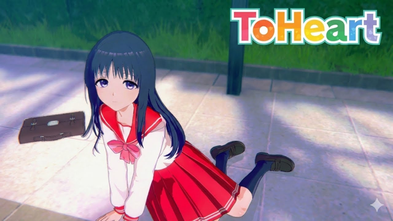 ToHeart Remake (PC): Hiroyuki bumps into Serika