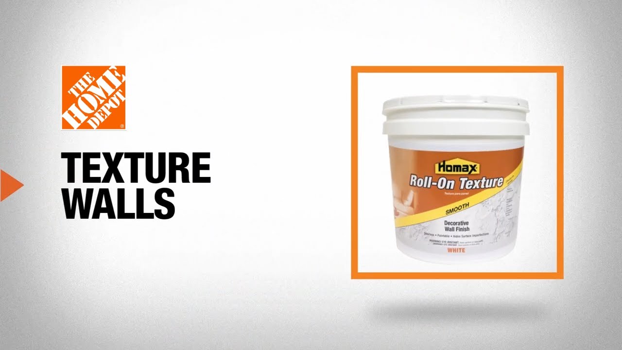 How to Texture Walls | The Home Depot