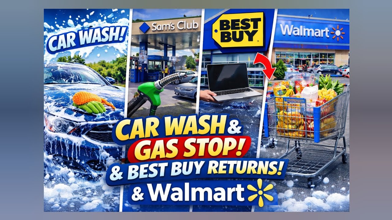 Car Wash • Gas • Returns • Groceries!