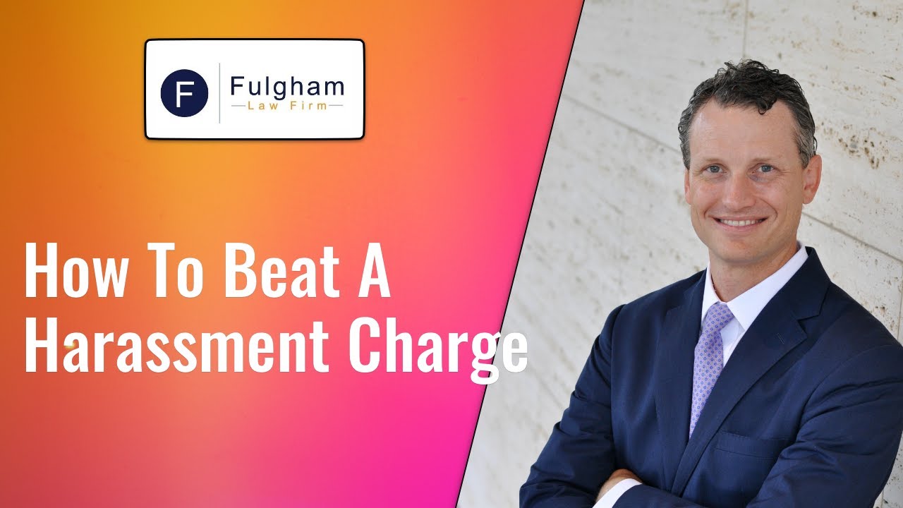How To Beat A Harassment Charge! A Former DA Breaks Down The Law! (2021)
