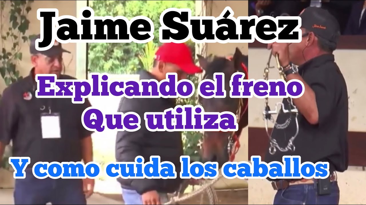 JAME SUÁREZ explicando el freno que utiliza