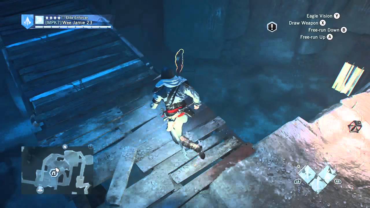 Assassin's Creed Unity throat slit finish