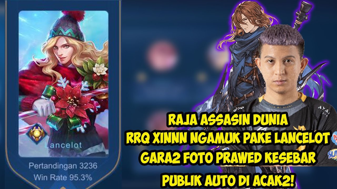 RAJA ASSASIN RRQ XINNN NGAMUK 8 MENIT 20 KILL PAKE LANCELOT, SKILL JUARA MPL NYA KELUAR