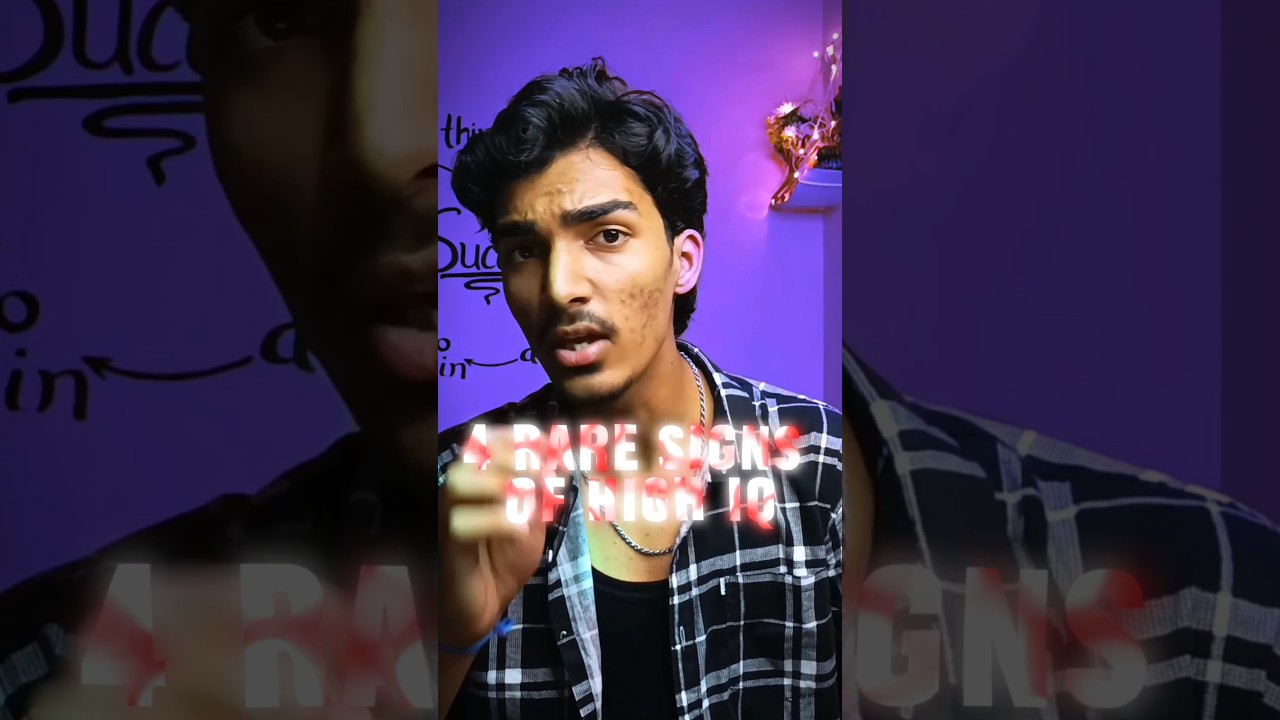 4 Rare Signs You Have High IQ🧠