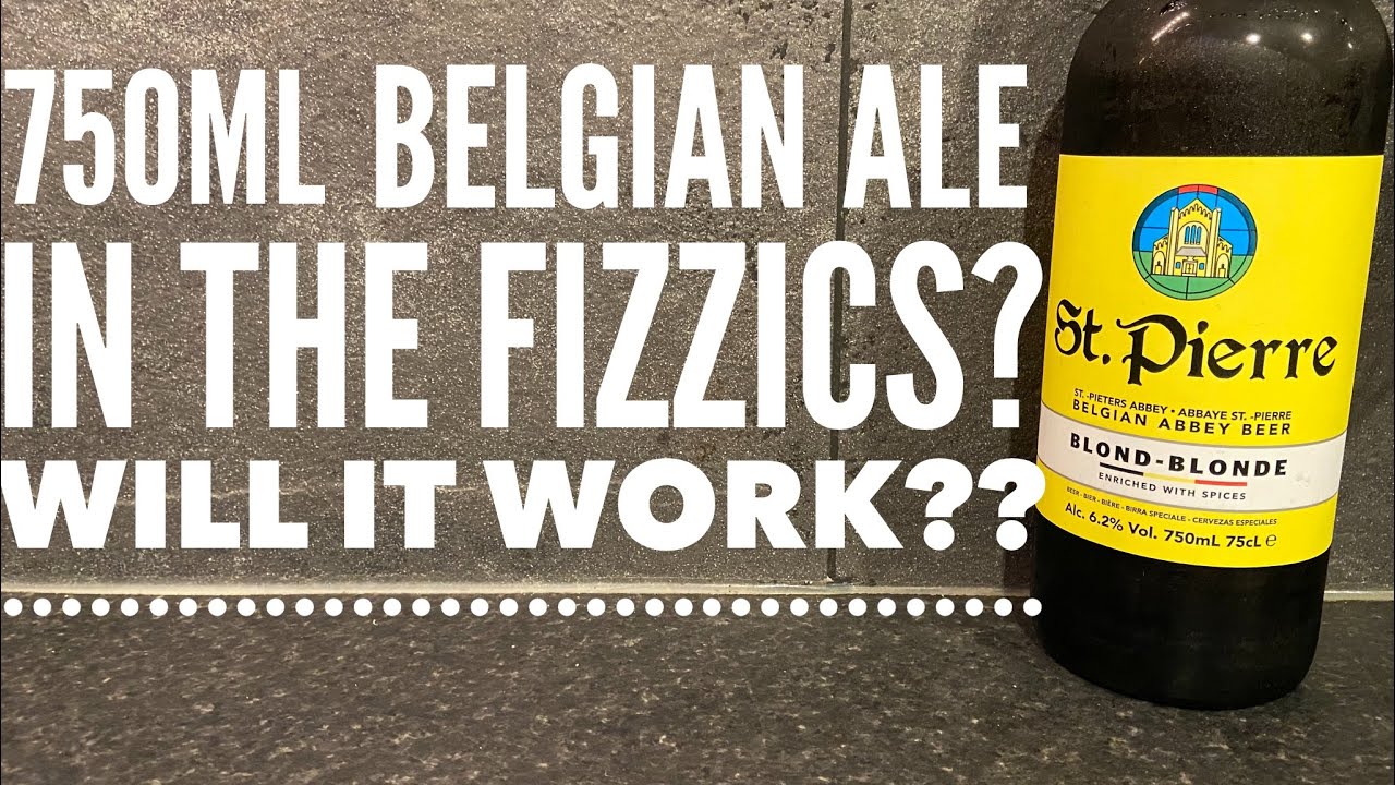 Does A 750ml Belgian Blonde Ale Pour From The Fizzics?? St Pierre Belgian Blonde Beer Review (Palm)