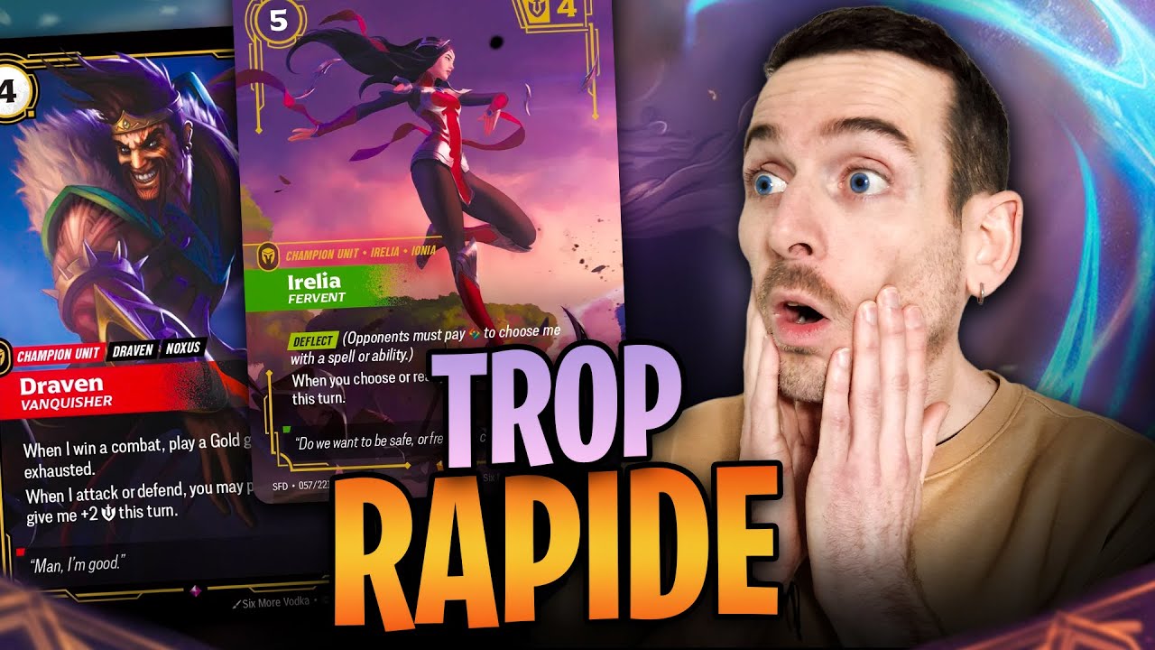 Spiritforged est overPÉTÉ ! Irelia vs Draven - Gameplay Riftbound FR