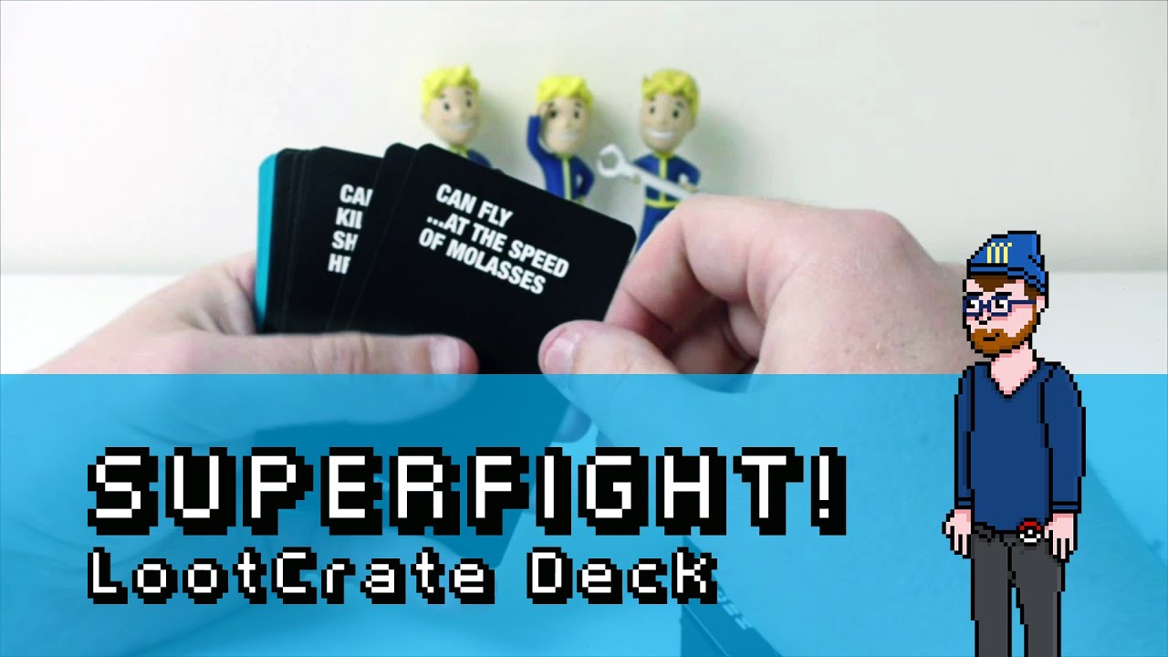 Opening a SUPERFIGHT! Loot Crate Deck  | BestNerdLife
