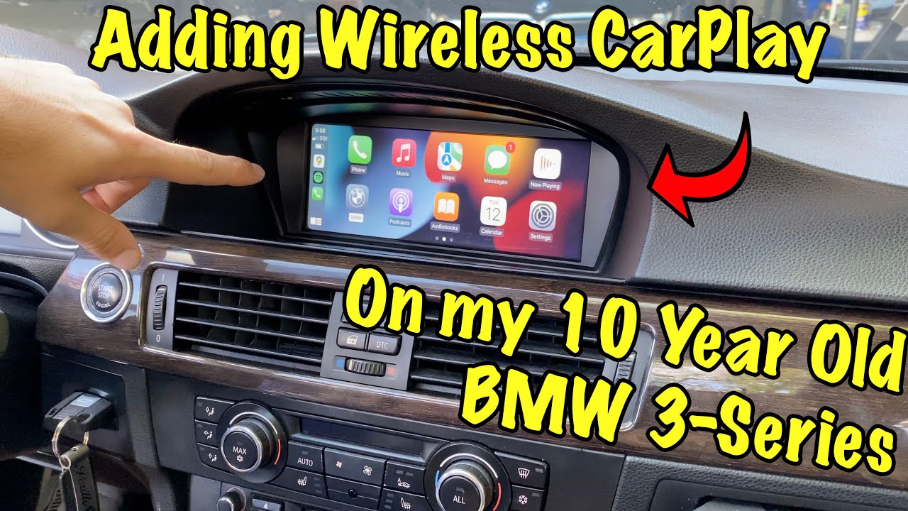 BMW 3 Series (E90, E92) CiC Wireless CarPlay Retrofit - Full Install DIY