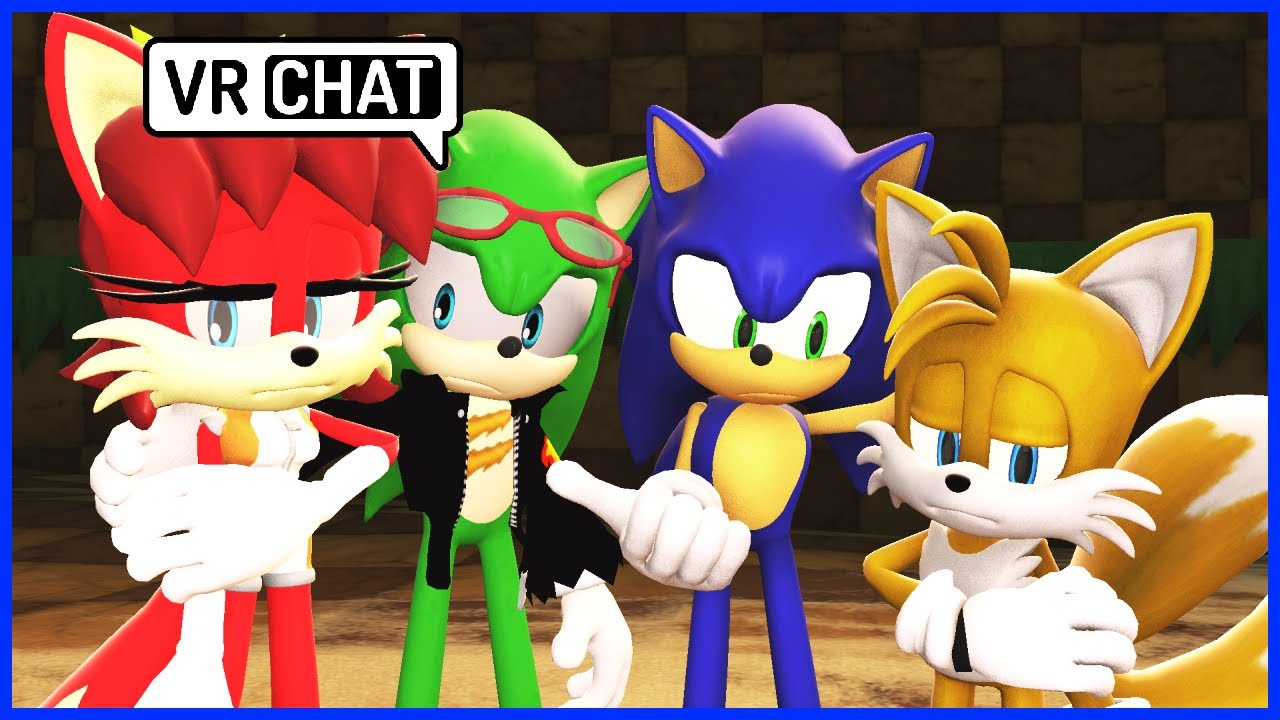 SONIC AND TAILS ENCOUNTER SCOURGE AND FIONA IN VR CHAT