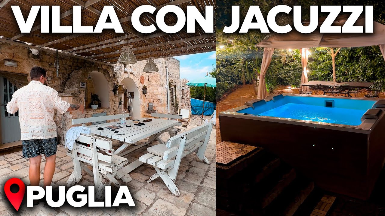 VILLA con JACUZZI per le tue vacanze in PUGLIA