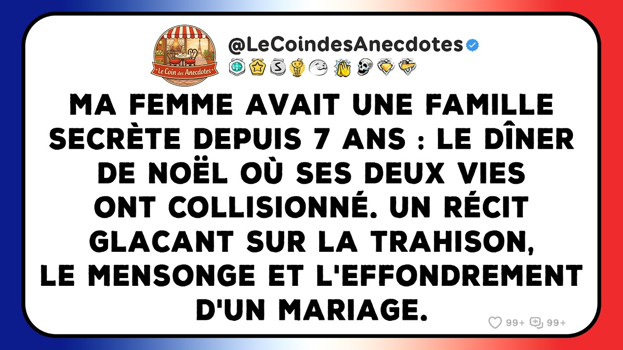 Ma Femme Avait Une Famille Secrète Depuis 7 Ans : Le Dîner De Noël Où Ses Deux Vies Ont Collisionné.
