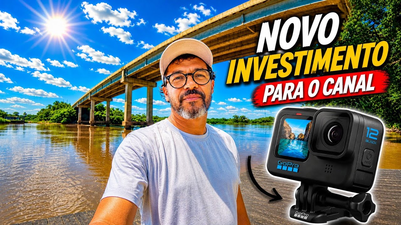 ✅Testamos a nova gopro 12 Hero Black. 😍nossa nova aquisição para o canal ✍🏻