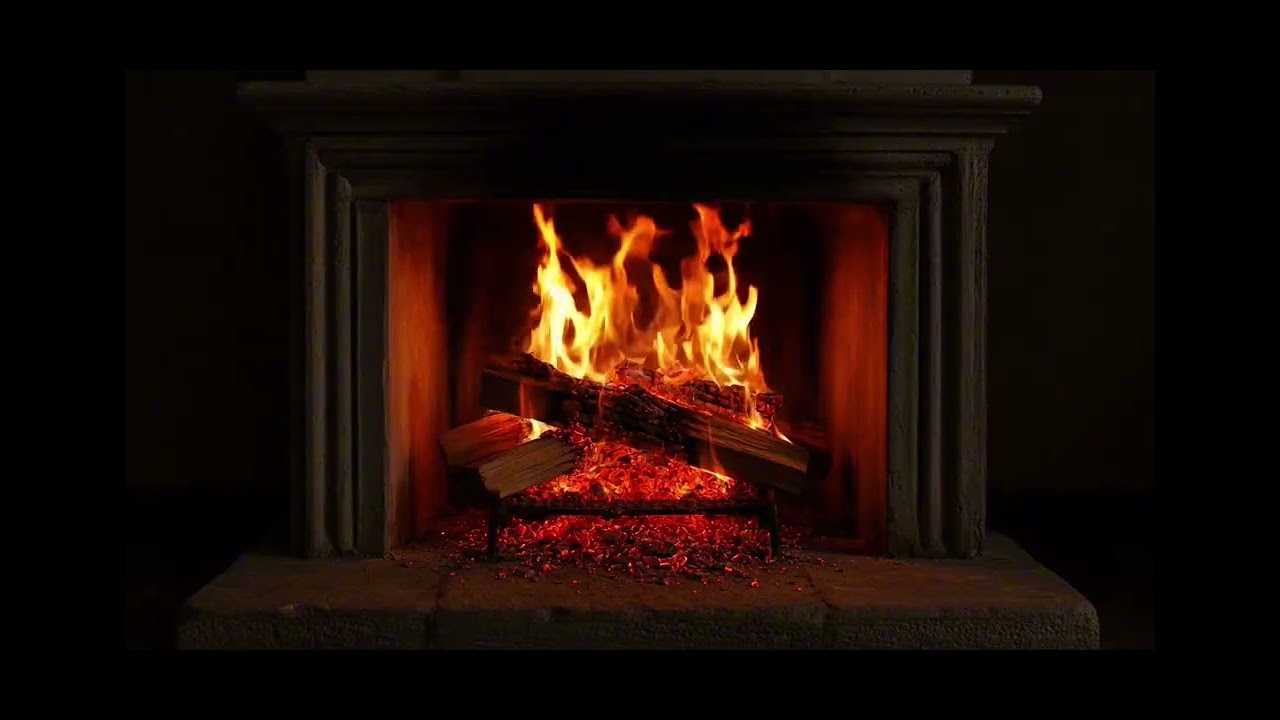 1 Hour Real Fireplace Sounds 🔥 Cozy Fire Crackling for Sleep & Relaxation
