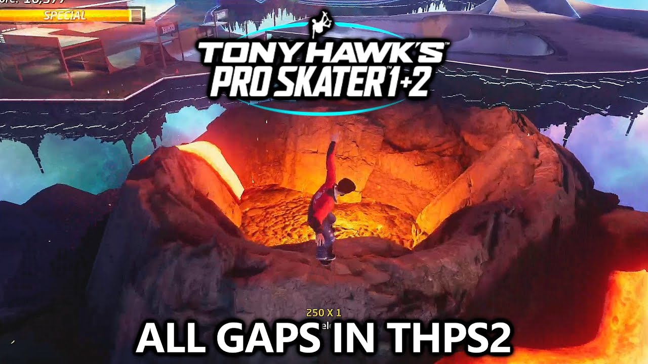 Tony Hawk's Pro Skater 1 + 2 - All Gaps in THPS2 (All 10 Levels)