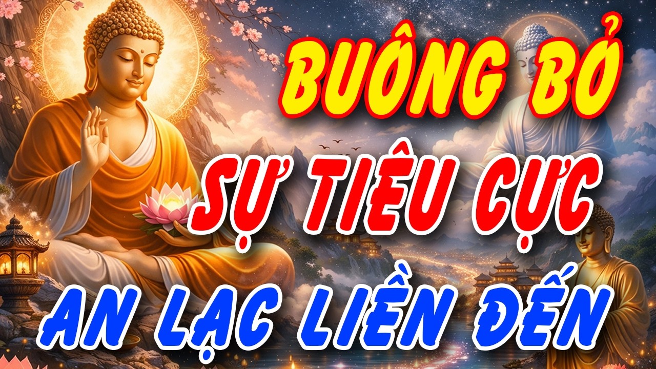 BUÔNG BỎ SUY NGHĨ TIÊU CỰC - KHI TÂM BUÔNG XUỐNG, AN LẠC LIỀN ĐẾN
