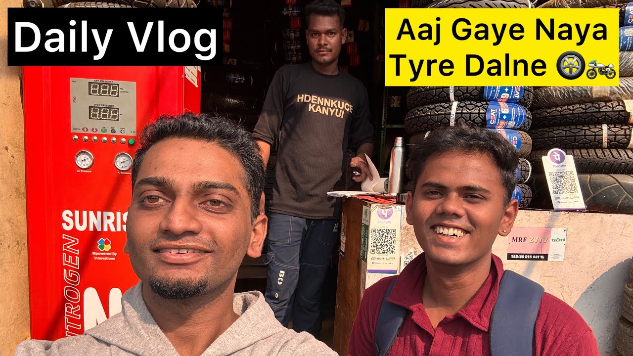 Aaj Gaye The Naya Tyre Daalne 🛞🤗 | Daily Vlog 