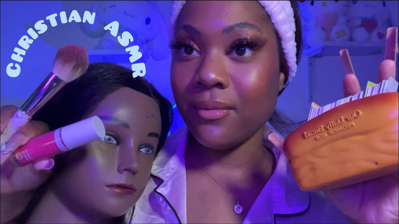 POV: I Do Your Hair & Makeup While Reading Scripture | Christian ASMR GRWM