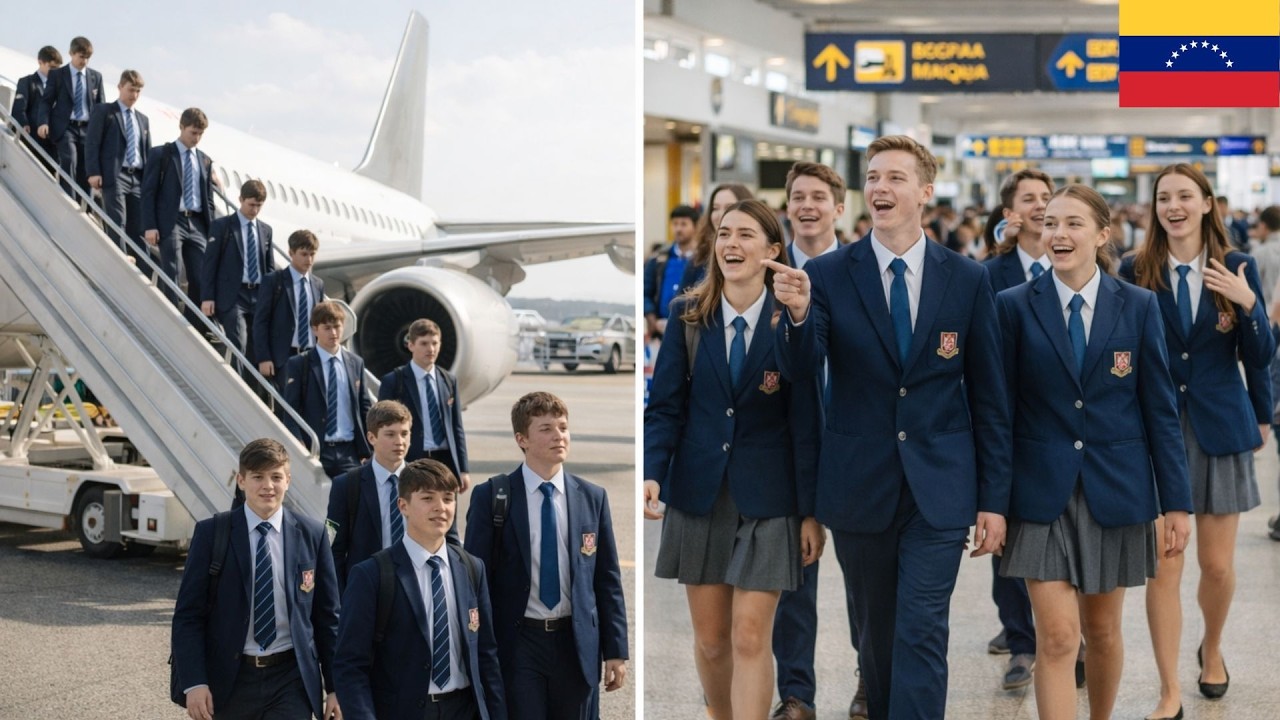 Aterrizaje de emergencia en Caracas cambia la visión del mundo de estudiantes élite de Praga