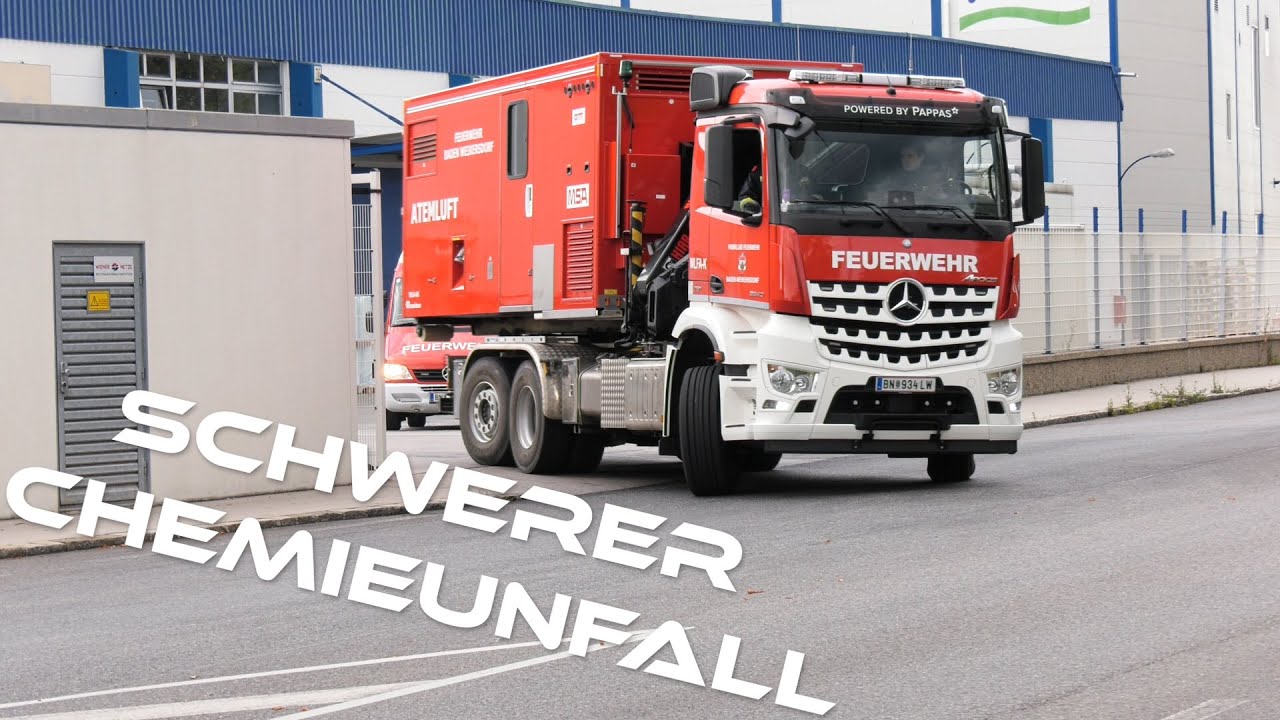 Schwerer Chemieunfall in Baden