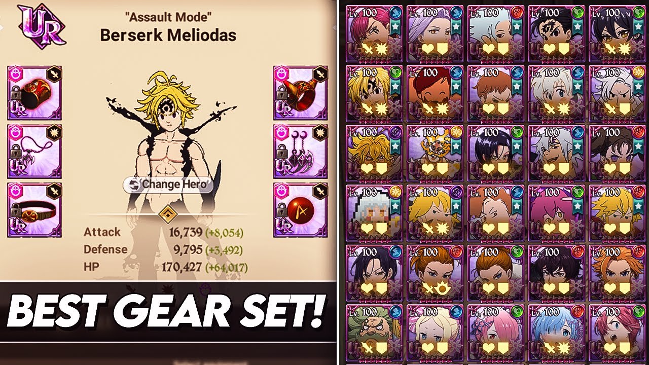 *UPDATED* Best Gear Recommendations EVERY Character In Grand Cross! (7DS Info) 7DS Grand Cross
