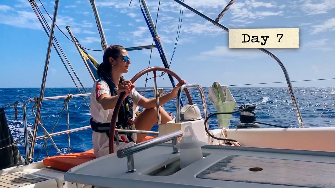 Champagne sailing across the Atlantic // Atlantic Crossing Daily Vlog #7
