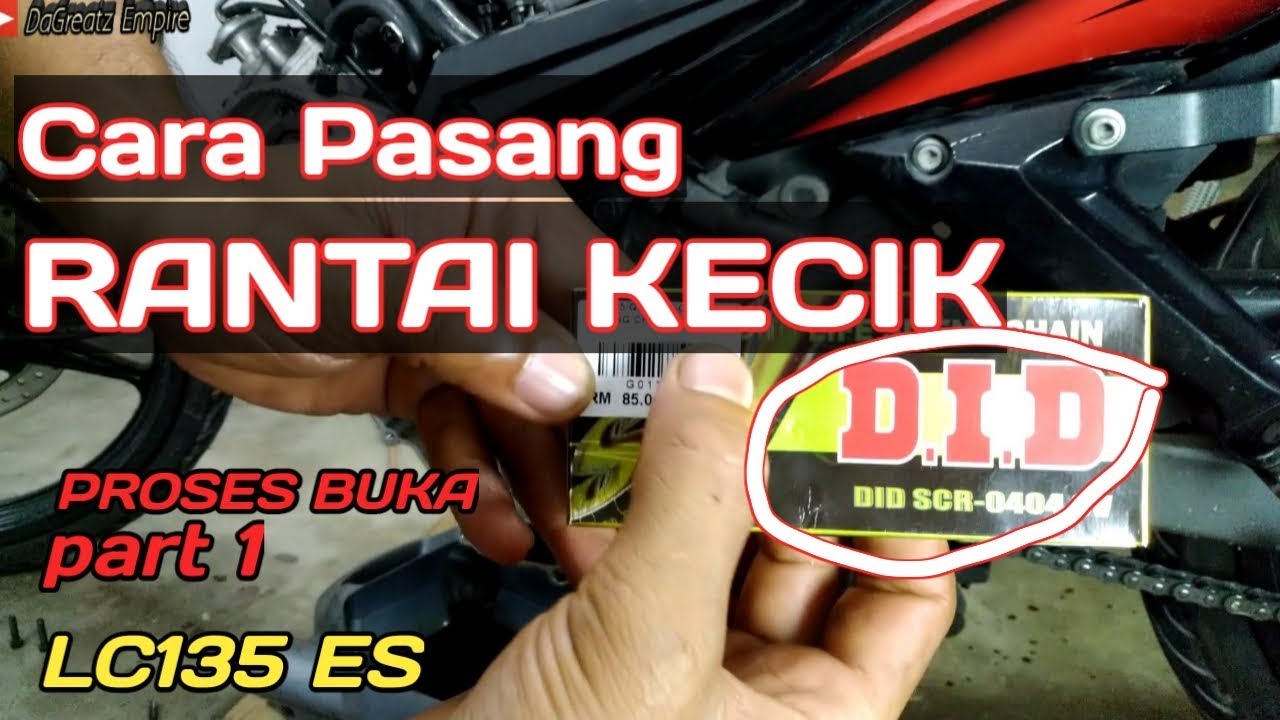 LC135 Cara Tukar TIMING CHAIN. Step by step. ( Proses Buka )