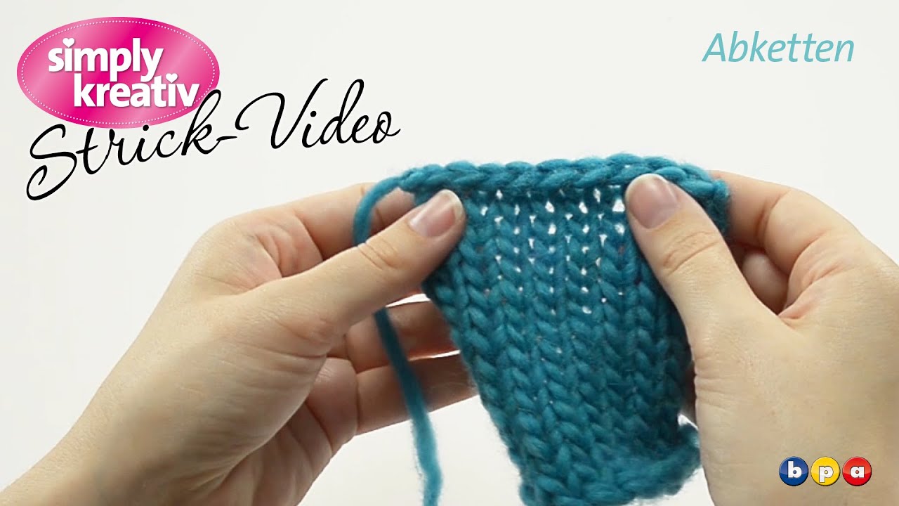 Strickvideo: Abketten
