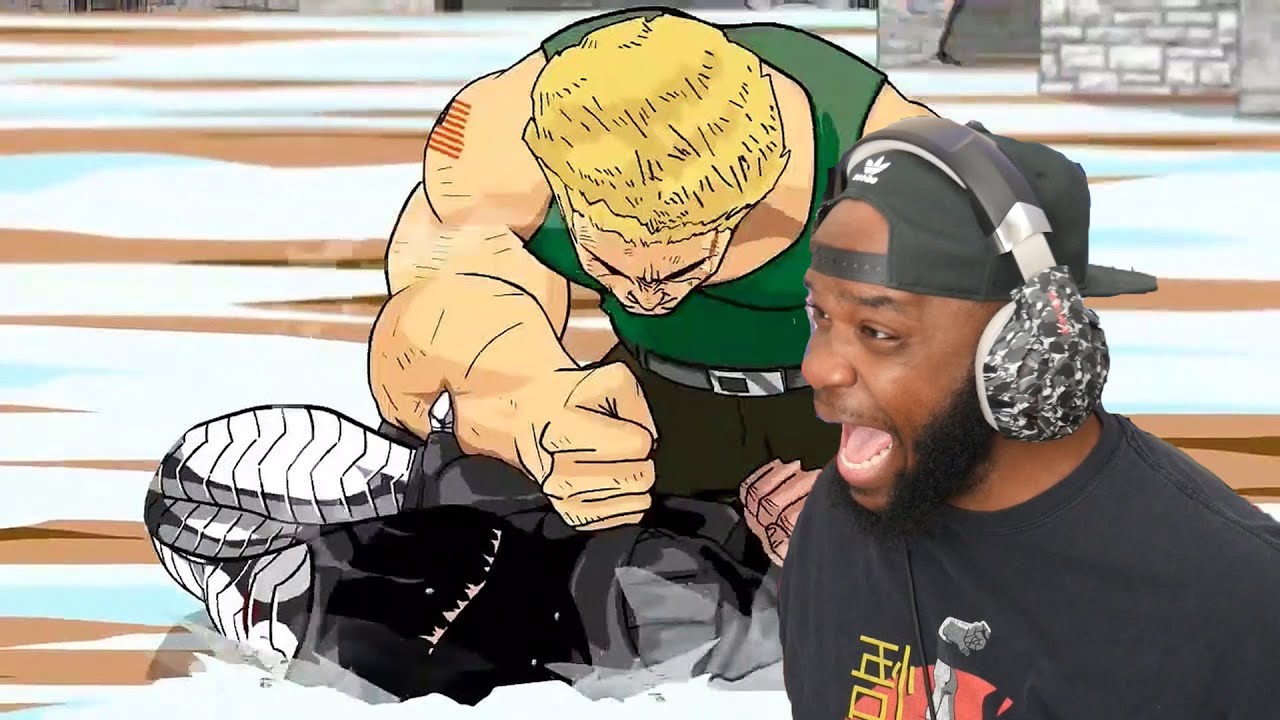 Street Fighter Vs Marvel! Winter Soldier Vs Guile (REACTION)